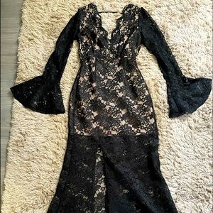 Forever 21 Lace Dress Black